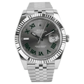 Rolex Datejust 41 featuring the distinctive "Wimbledon" dial